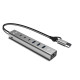 Hub USB-C/USB-A Metal Hub 6 port 3xUSBc/3xUSBa 