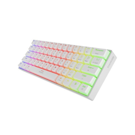 Klawiatura Genesis THOR 660 G2 US RGB biała 