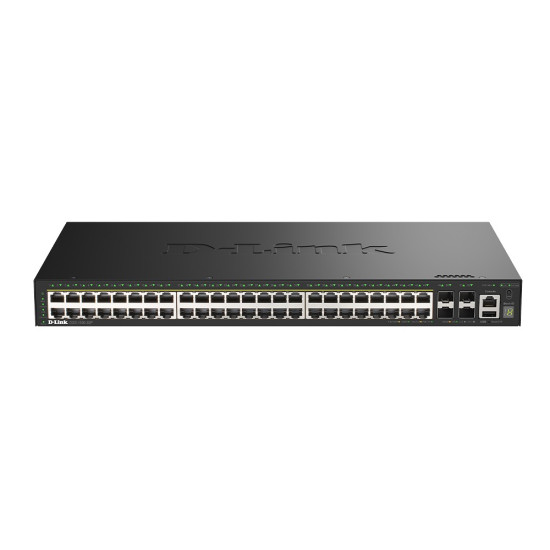 Przełącznik Smart DGS-1530-52P/E 48 portów GE PoE(30W) + 4 porty 10G SFP+ 370W