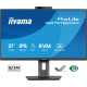 Monitor 27 cali Prolite XB2797QSNPH-B1,IPS,QHD,CAM,MIC,HDMI, DP, 4xUSB,75Hz, USB-C DOCK  96W, RJ45,KVM, 2x2W, 5MP WINDOWS HELLO, HAS 150,  350CD, 1ms 