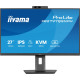 Monitor 27 cali Prolite XB2797QSNPH-B1,IPS,QHD,CAM,MIC,HDMI, DP, 4xUSB,75Hz, USB-C DOCK  96W, RJ45,KVM, 2x2W, 5MP WINDOWS HELLO, HAS 150,  350CD, 1ms 