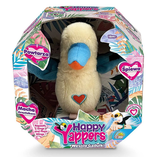 Maskotka interaktywna Happy Yapper - Wesołe gadułki Kukabura