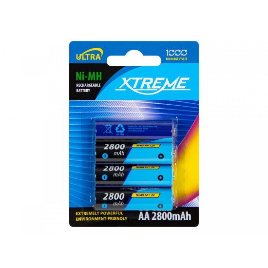 Akumulator R6 NiMH AA 2800mAh XTREME 4 sztuki
