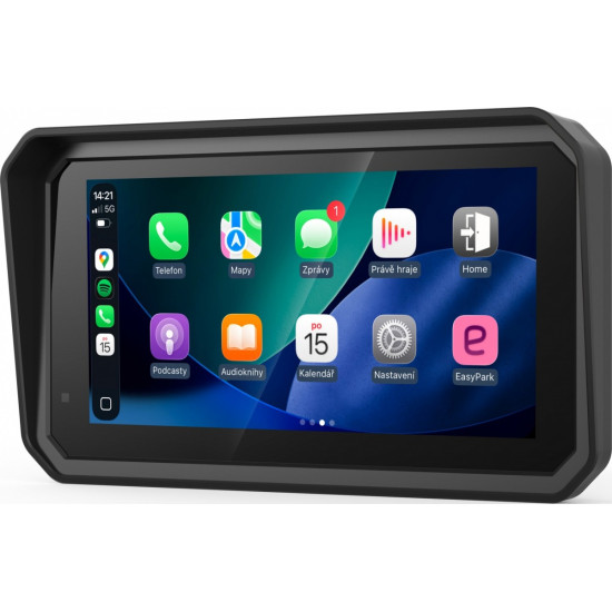 Wyświetlacz na motor bezprzewodowy CarPlay i Android Auto 