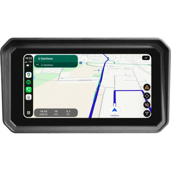 Wyświetlacz na motor bezprzewodowy CarPlay i Android Auto 