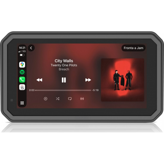 Wyświetlacz na motor bezprzewodowy CarPlay i Android Auto 