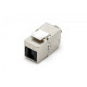 Moduł (gniazdo) Keystone RJ45 (8P8C) kat.6A, STP, ekranowany, beznarzędziowy, osłona przeciwpyłowa