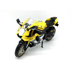 Motocykl MSZ 1/12 Yamaha YZF-R1 żółty 