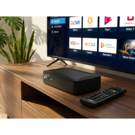 Tuner/dekoder cyfrowy DVB-T2 H.265/HEVC 