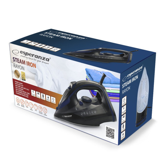 Żelazko parowe Rayon ceramic 2600W EHI012
