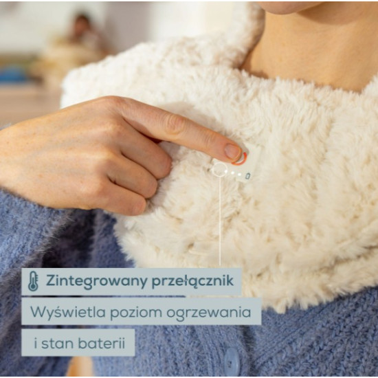 Poduszka grzewcza na ramiona HK165 Huggy creme