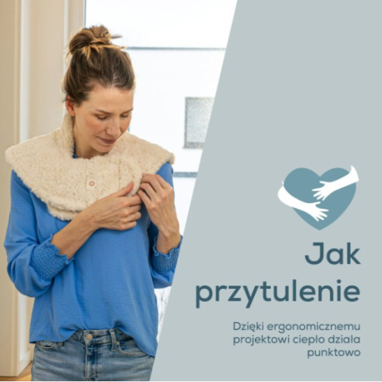 Poduszka grzewcza na ramiona HK165 Huggy creme