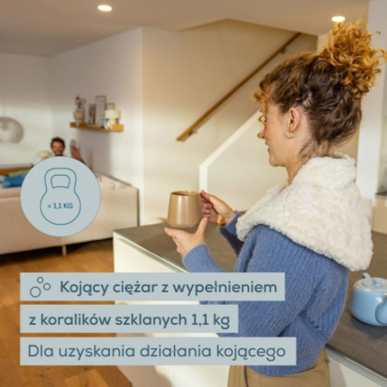 Poduszka grzewcza na ramiona HK165 Huggy creme