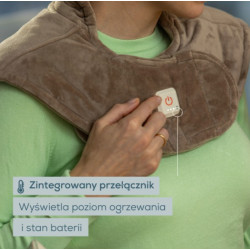 Poduszka grzewcza na ramiona HK165 taupe 