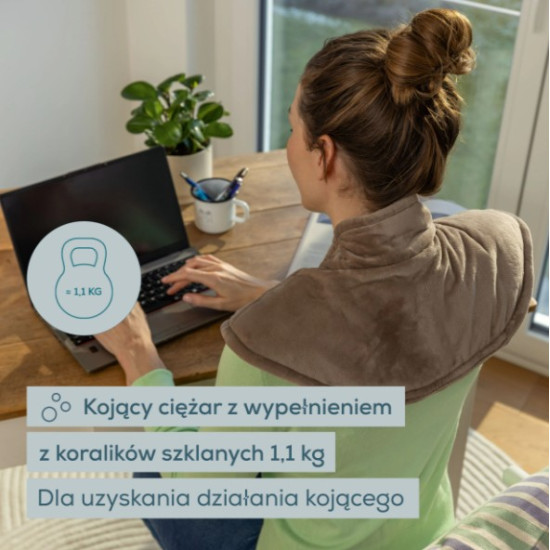 Poduszka grzewcza na ramiona HK165 taupe 