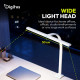 Lampa biurkowa LED, 50 cm, 1025 lm, 7 W, temp. barw 3000K-6500K, biała