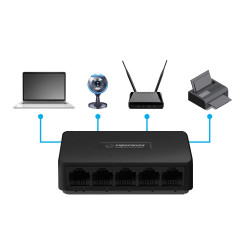 Switch 5-portowy 10/100/1000 ONYX ENS103