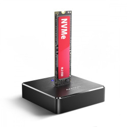 Stacja dokująca USB-C 3.2 Gen 2 ADSA-M2C11 ALU- 1xNVMe /SATA M.2 10Gbps