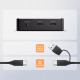 Stacja dokująca USB-C 3.2 Gen 2 ADSA-M2C11 ALU- 1xNVMe /SATA M.2 10Gbps