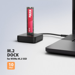 Stacja dokująca USB-C 3.2 Gen 2 - ADSA-M2C11L 1xNVMe M.2 10Gbps