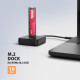 Stacja dokująca USB-C 3.2 Gen 2 - ADSA-M2C11L 1xNVMe M.2 10Gbps