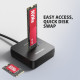 Stacja dokująca USB-C 3.2 Gen 2 - ADSA-M2C11L 1xNVMe M.2 10Gbps