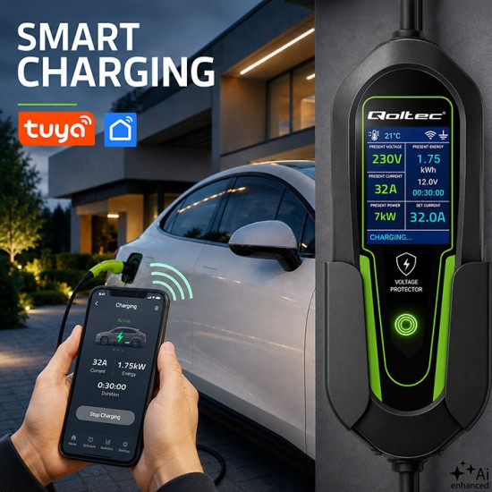 Ładowarka do EV i hybryd Typ2 | 7kW | 230V | CEE 32A | Wi-Fi 