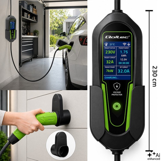 Ładowarka do EV i hybryd Typ2 | 7kW | 230V | CEE 32A | Wi-Fi 