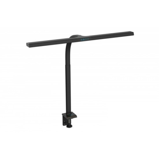 Lampa biurkowa LED, 80 cm, 2400 lm, 16 W, temp. barw 3000K-6500K, czarna