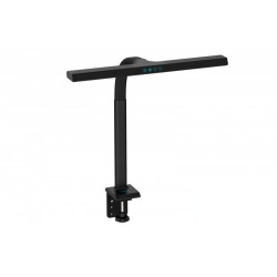 Lampa biurkowa LED, 50 cm, 1025 lm, 7 W, temp. barw 3000K-6500K, czarna