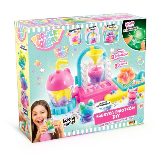 Zestaw kreatywny Projekt Squishy Fabryka Gniotków DIY 