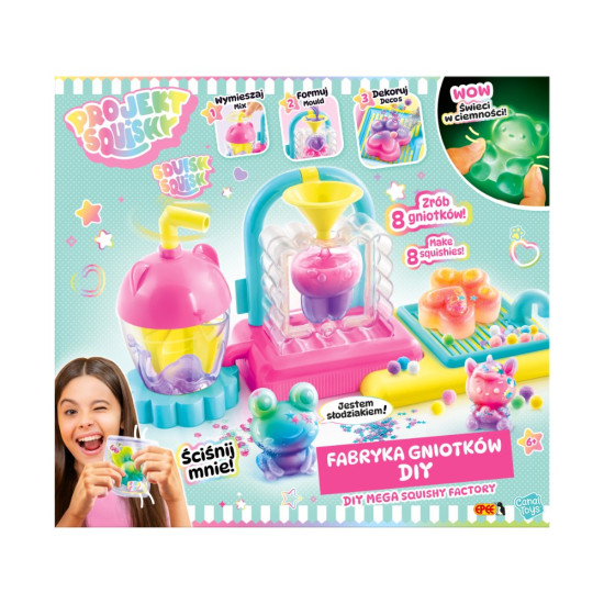 Zestaw kreatywny Projekt Squishy Fabryka Gniotków DIY 