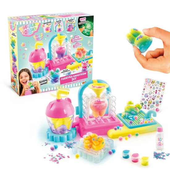 Zestaw kreatywny Projekt Squishy Fabryka Gniotków DIY 