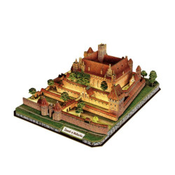 Puzzle 3D Zamek w Malborku LED 