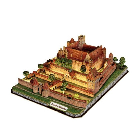 Puzzle 3D Zamek w Malborku LED 