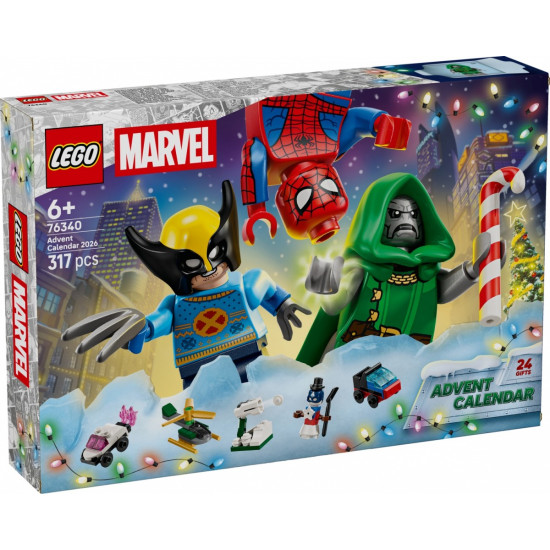 Klocki Super Heroes Marvel - kalendarz adwentowy 