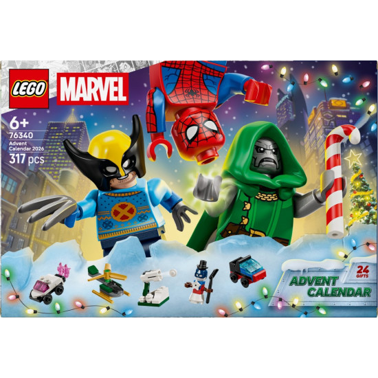 Klocki Super Heroes Marvel - kalendarz adwentowy 