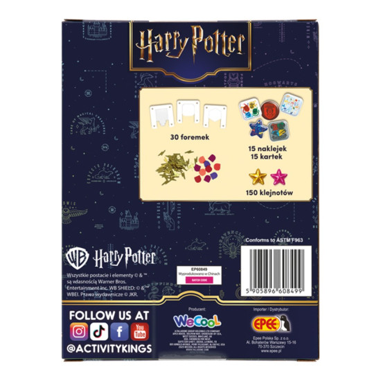 Zestaw kreatywny Naklejkomat 3D Harry Potter zestaw uzupełniający