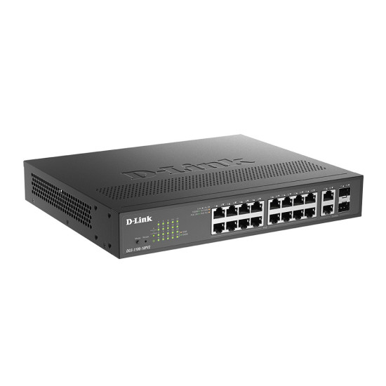 Przełącznik Gigabitowy Smart Managed DGS-1100-18PV2 16 x 10/100/1000BASE-T PoE