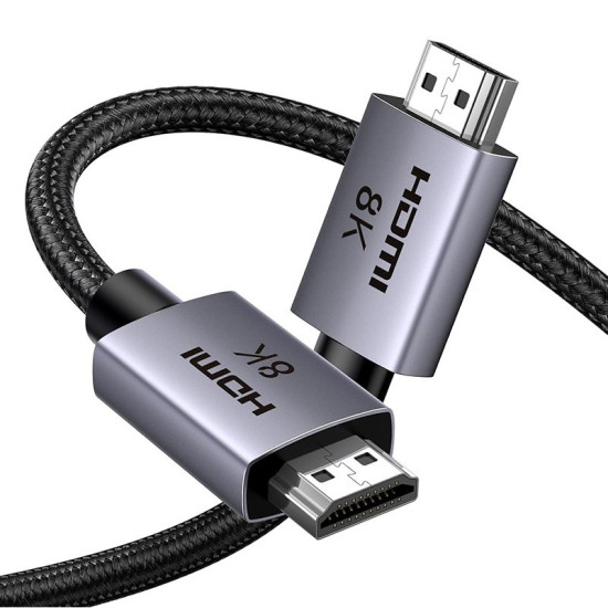 Kabel HDMI-HDMI 8K 60HZ 48GBS 10M - czarny