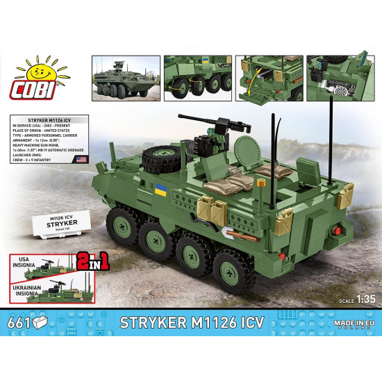 Klocki Stryker M1126 ICV 661 klocków