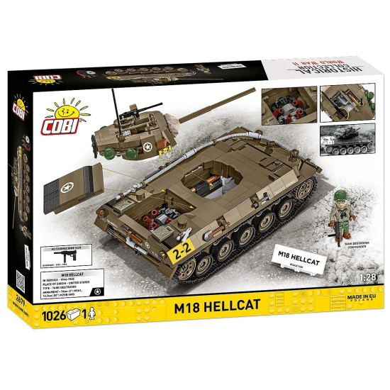 Klocki M18 Hellcat 1026 klocków