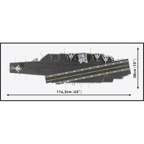 Klocki CVN-65 Aircraft Carrier 6131 klocków