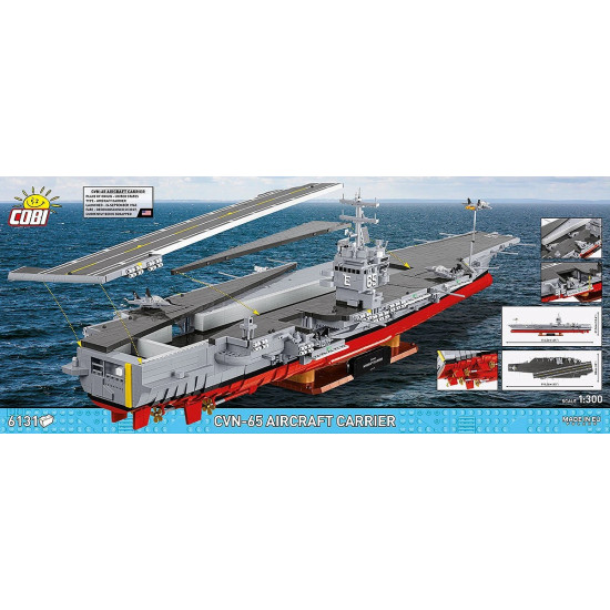 Klocki CVN-65 Aircraft Carrier 6131 klocków