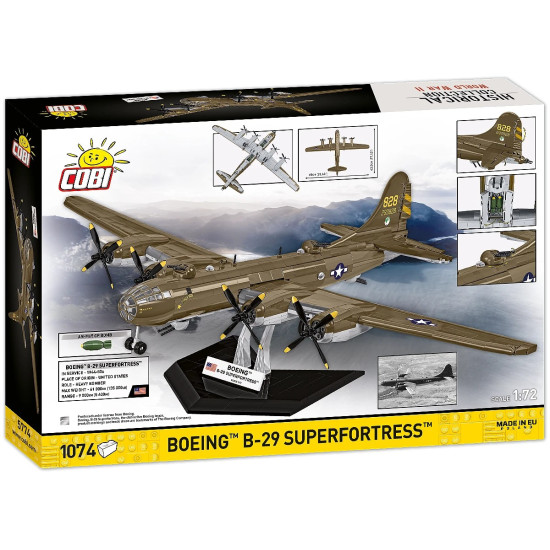 Klocki Boeing B-29 Superfortress 1074 klocków