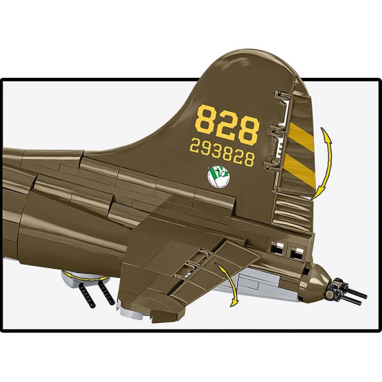 Klocki Boeing B-29 Superfortress 1074 klocków