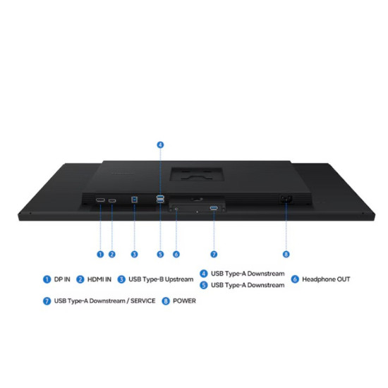 Monitor 32 cale Viewfinity S80H IPS 3840x2160 UHD 16:9 1xHDMI 1xDP 3xUSB-A 1xUSB-B Easy Connection 5ms 60Hz HAS+PIV płaski 3YOn-Site (LS32H804EAUXEN)