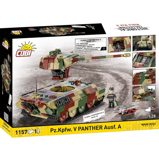 Klocki Pz.Kpfw.V Panther Ausf.A 1152 klocki 
