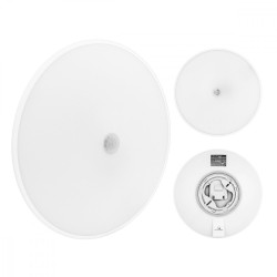Lampa LED z czujnikiem PIR sufitowa MCE537 