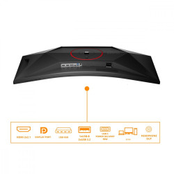 Monitor 34 cale CU34G4ZCA VA Curved 250Hz HDMIx2 DP HAS Głośniki